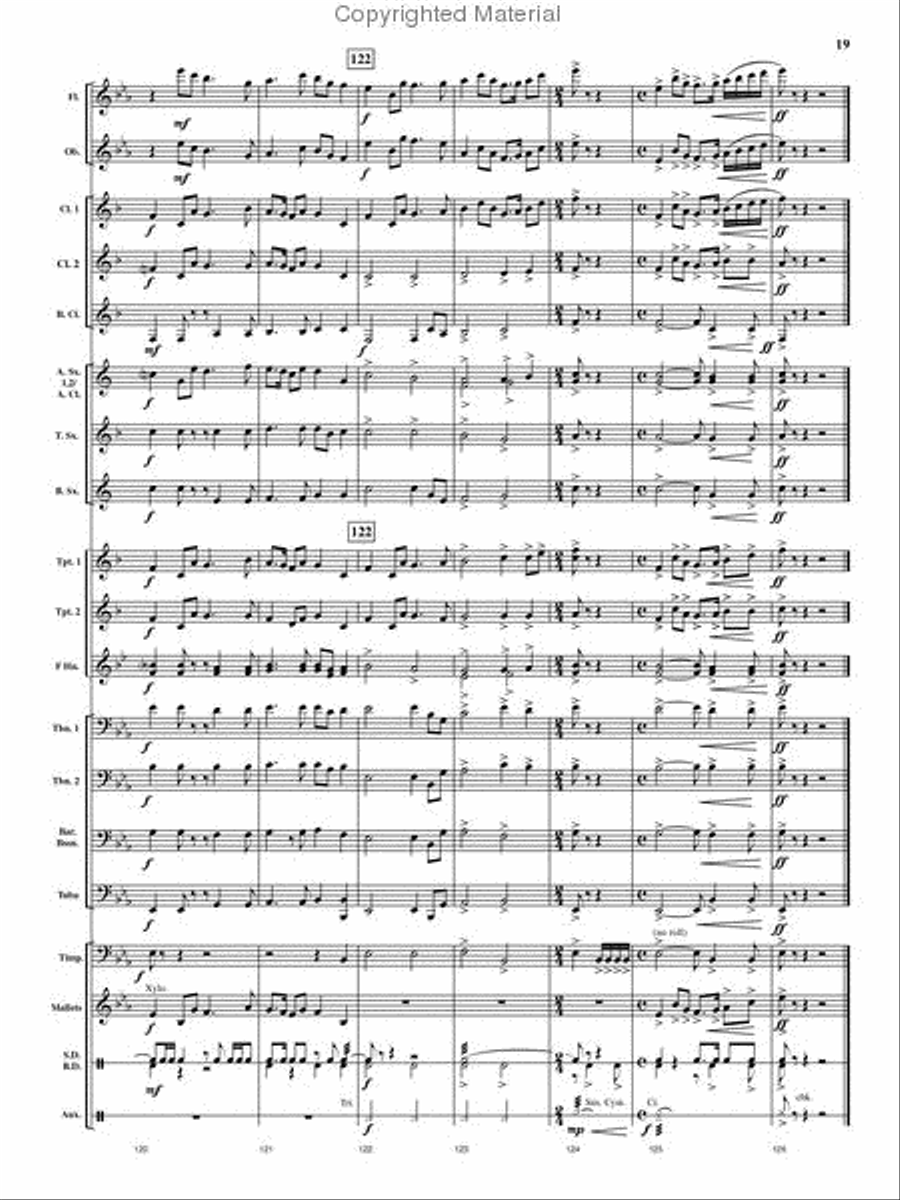 Cedar Creek Sketches Cedar Creek Sketches Concert Band scores gallery preview page 18