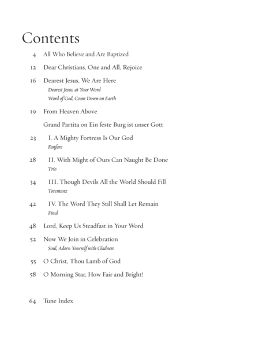 A Wittenberg Collection Organ scores gallery preview page 4