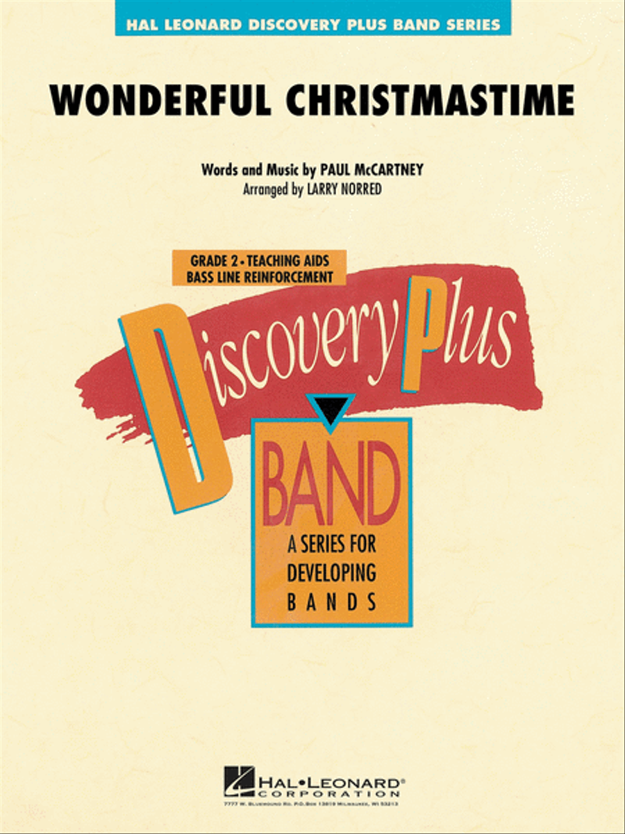 Wonderful Christmastime Concert Band scores gallery preview page 1
