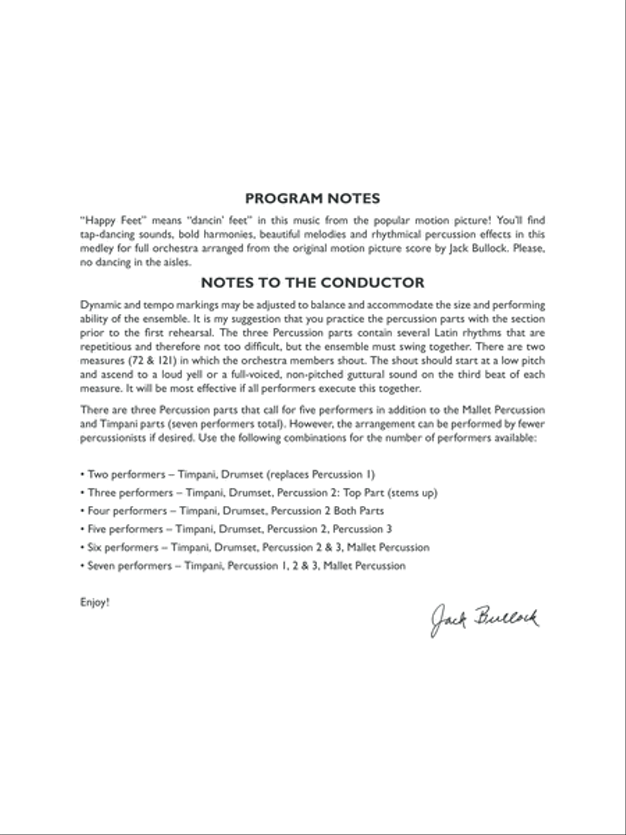 The Story of Mumble Happy Feet: Score Full Orchestra scores gallery preview page 2