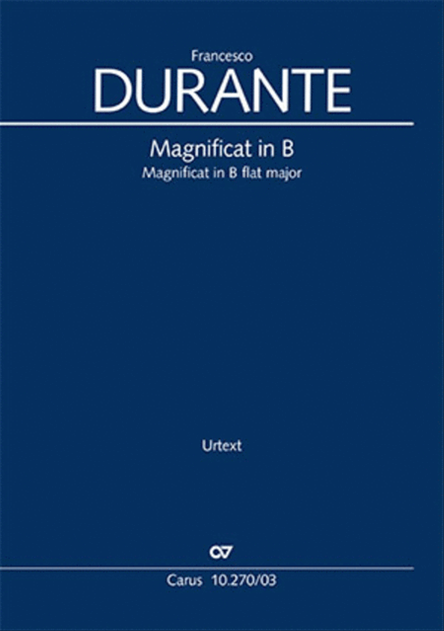 Magnificat in B flat major 4-Part scores gallery preview page 1