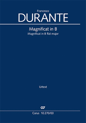Book cover for Magnificat in B flat major