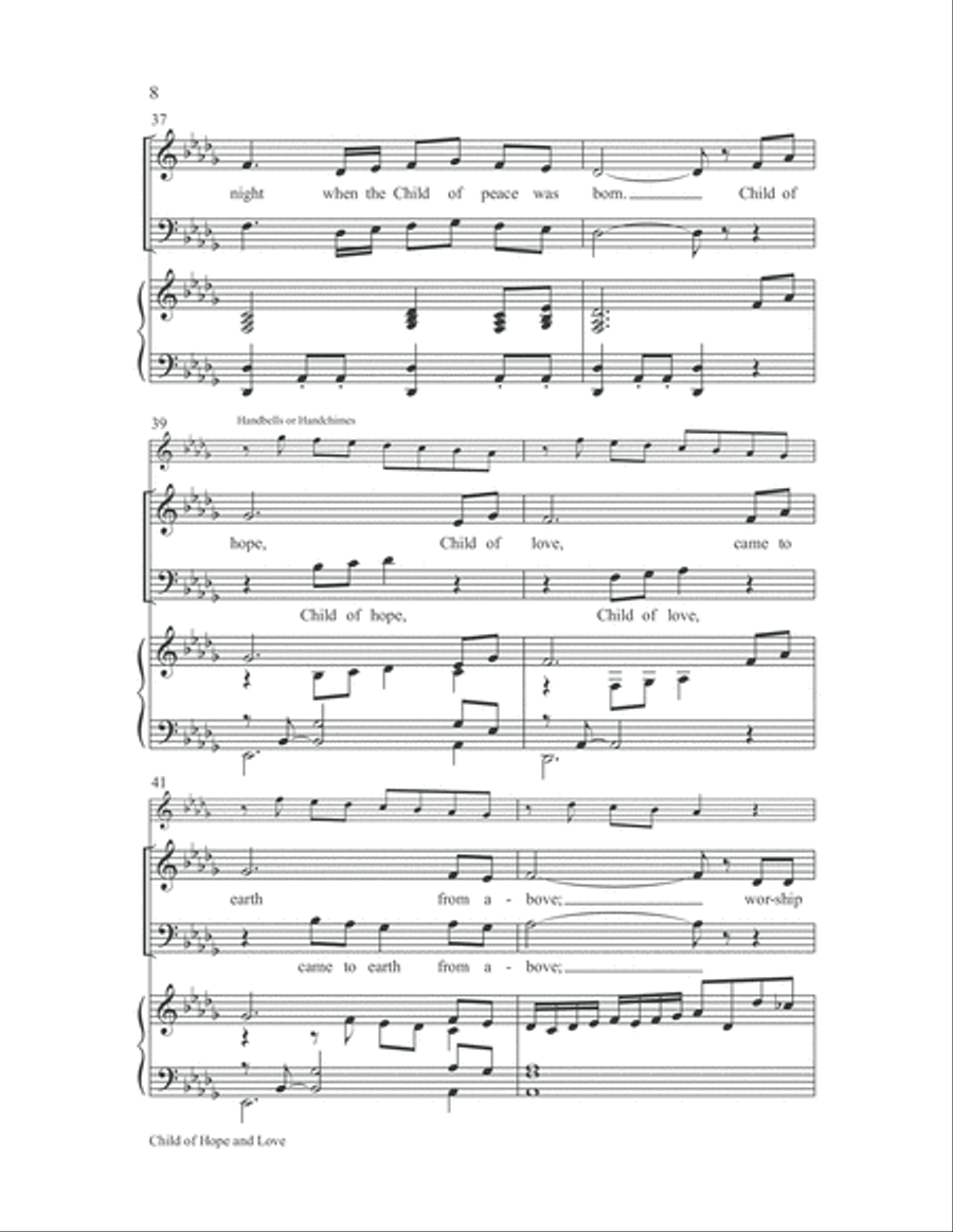 Child of Hope and Love 2-Part scores gallery preview page 9