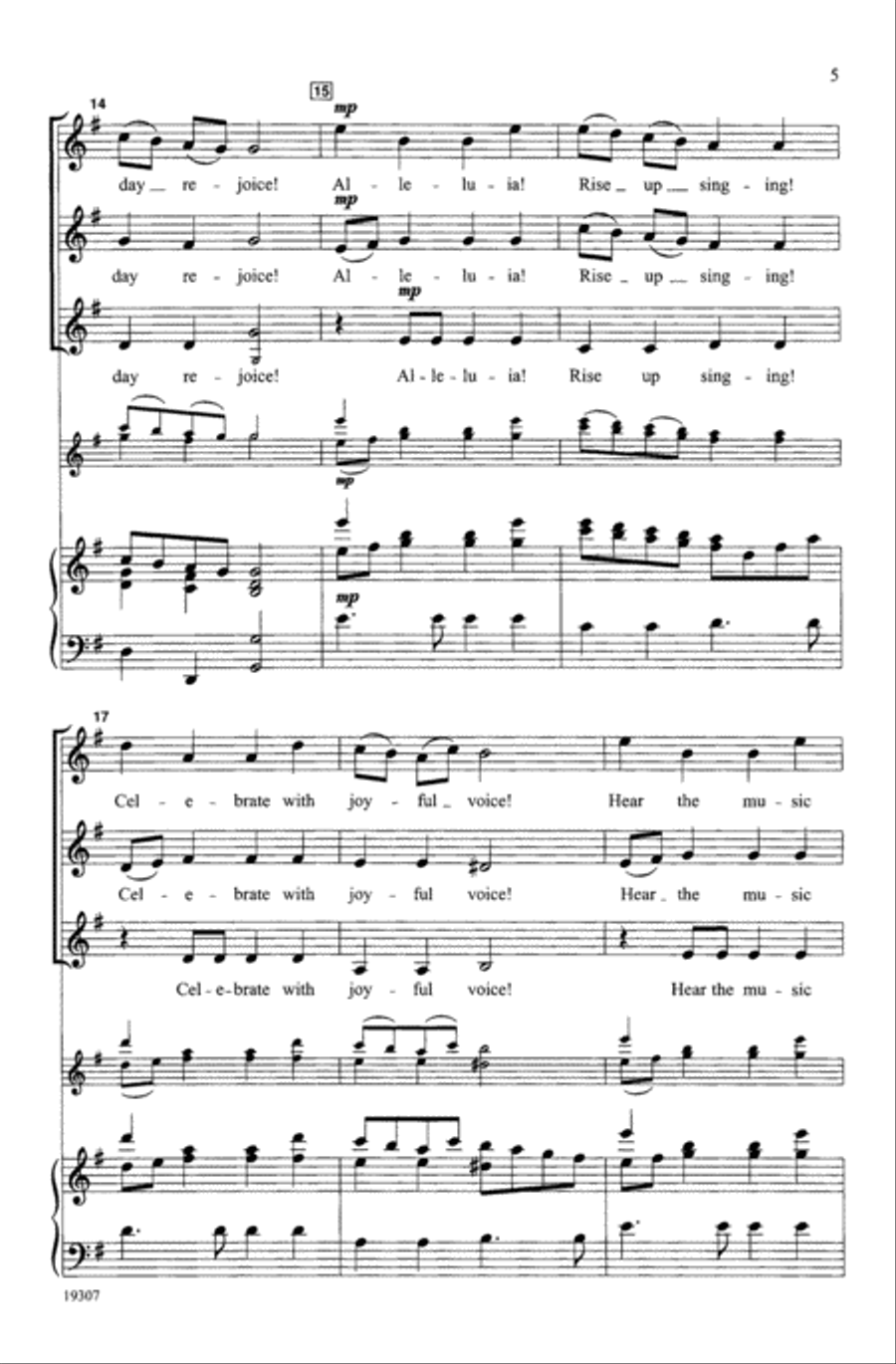 Rise Up Singing! (from King Arthur) Choir scores gallery preview page 4