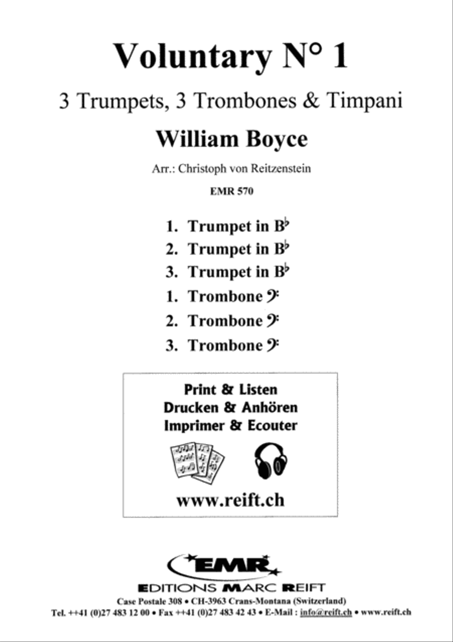 Voluntary No. 1 Voluntary No. 1 Brass Ensemble scores gallery preview page 2