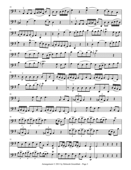 Telemann Sonatas for Two Basses