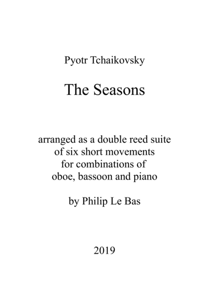 The Seasons, A Suite for Oboe, Bassoon and Piano image number null