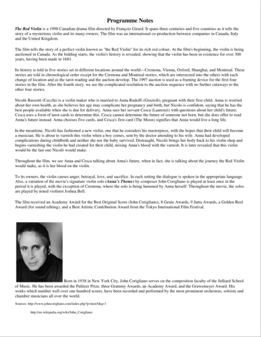 Anna's Theme Saxophone Quartet scores gallery preview page 2