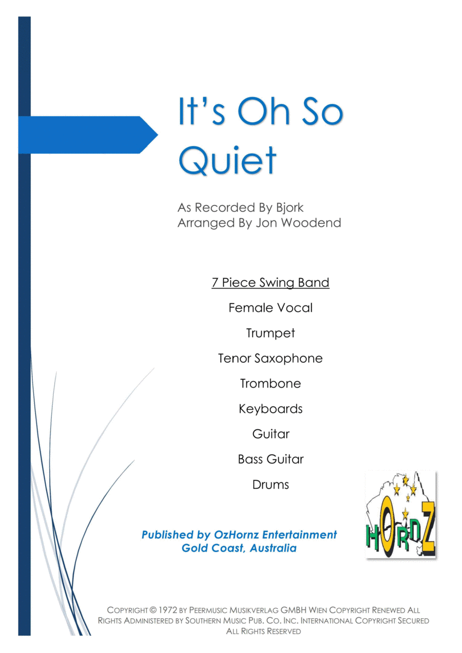 It's Oh So Quiet (und Jetzt Ist Es Still) Jazz Ensemble scores gallery preview page 1