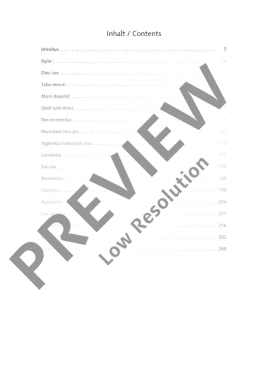 Polish Requiem 4-Part scores gallery preview page 6