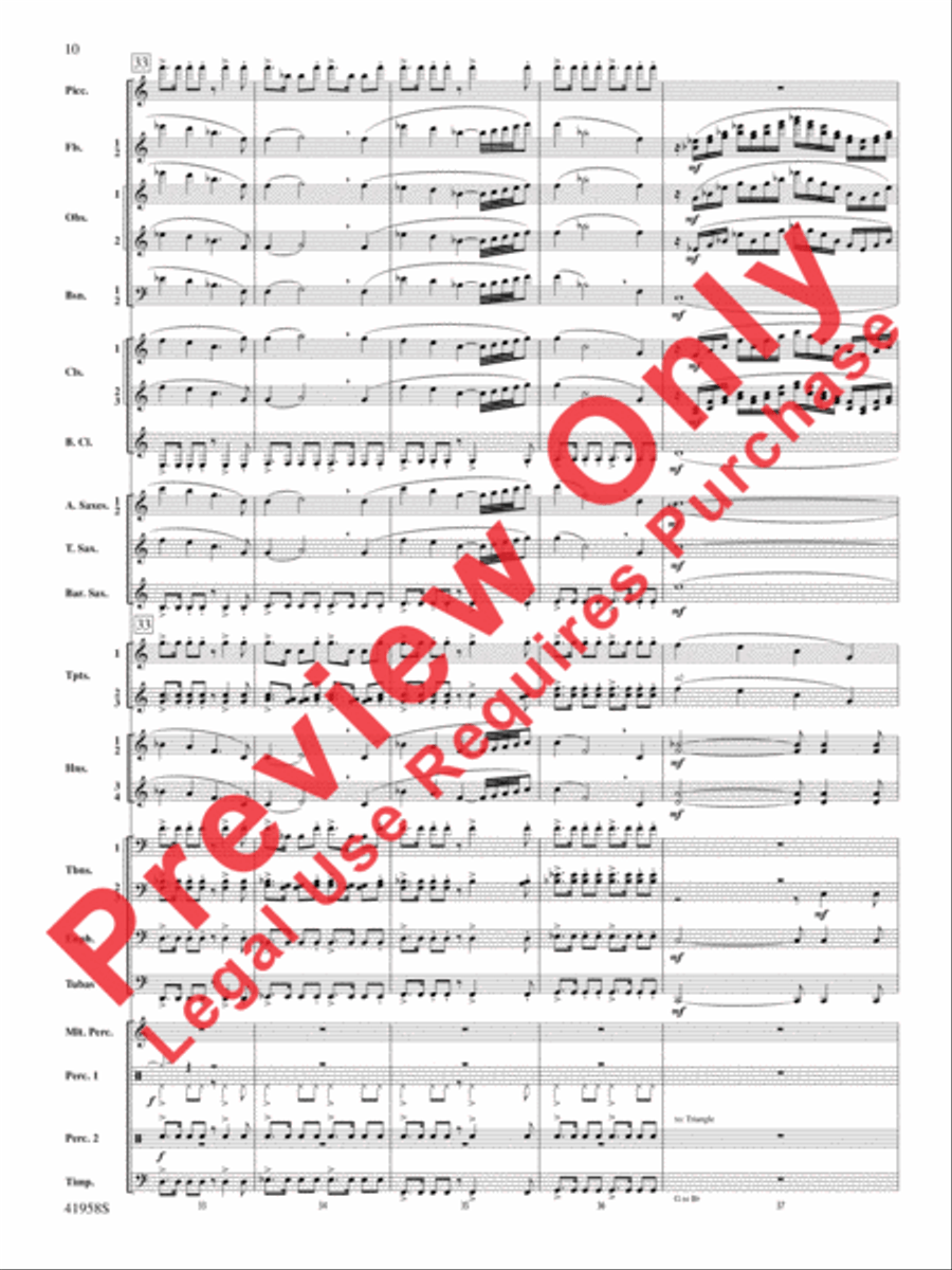 God's Country Concert Band scores gallery preview page 30