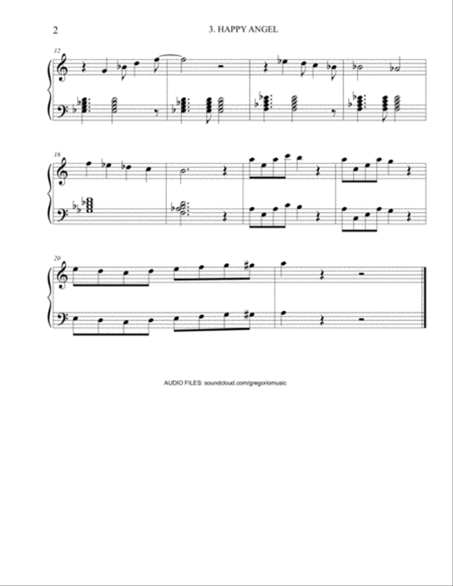 Book of Angels Piano Solo scores gallery preview page 6
