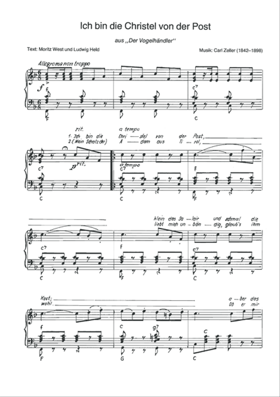 Ich bin die Christel von der Post Voice scores gallery preview page 3