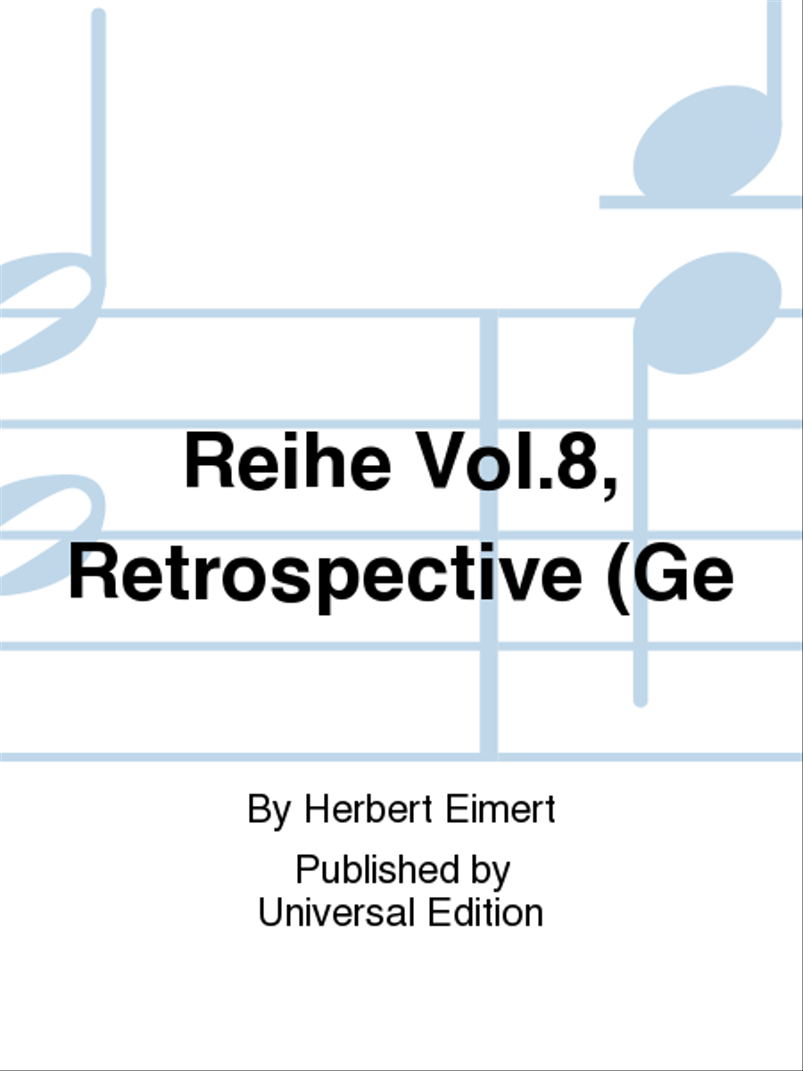 Reihe Vol. 8, Retrospective (Ge School and Community scores gallery preview page 1