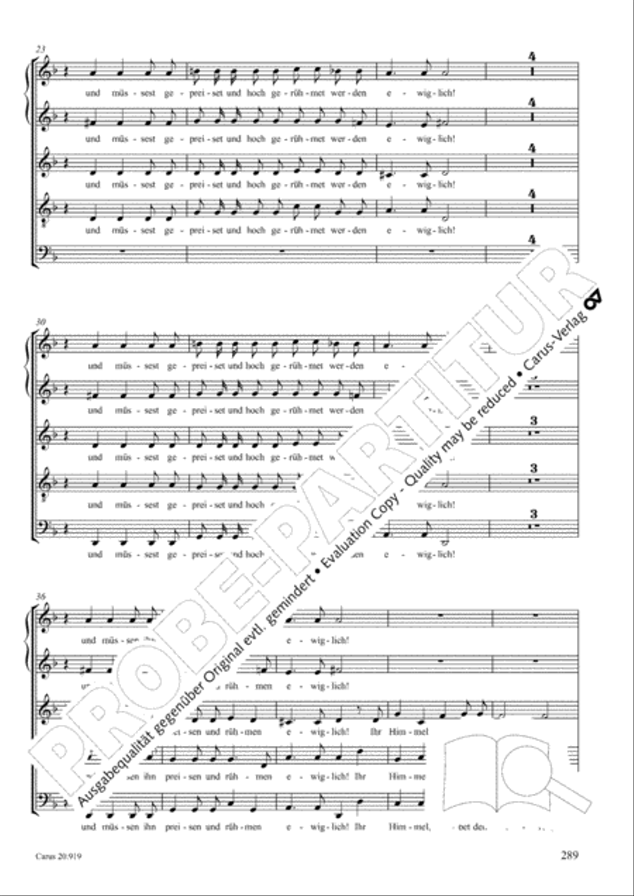 Opera varia I. Works with 1-7 parts (Complete edition, vol. 19) [Werke mit 1-7 obligaten Stimmen] Score scores gallery preview page 346