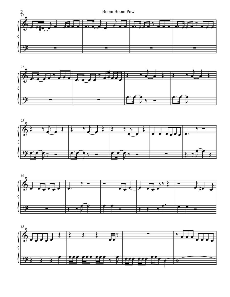 Boom Boom Pow Small Ensemble scores gallery preview page 2
