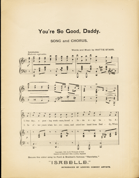 You're So Good, Daddy. Popular Song & Chorus