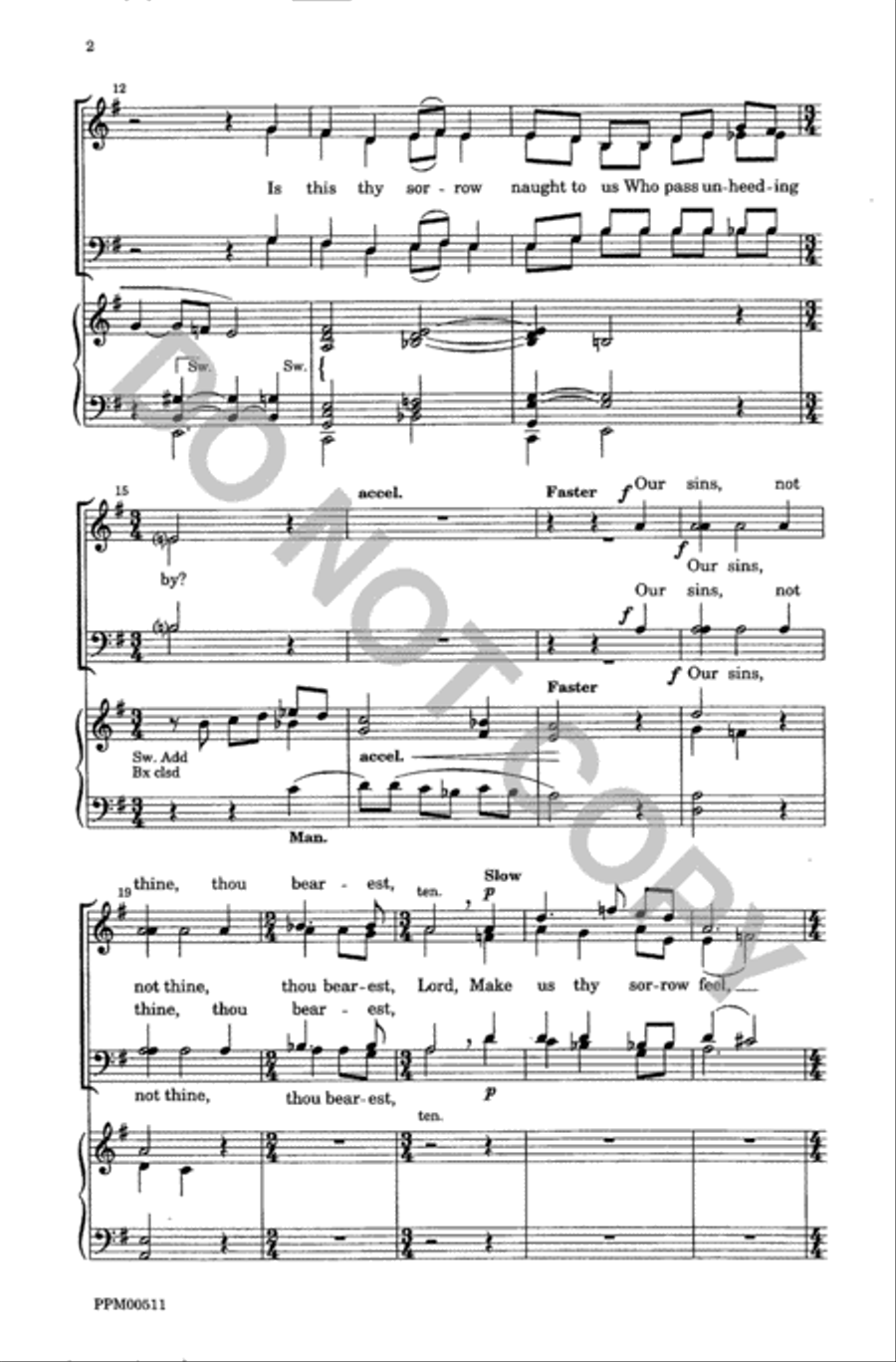 Alone Thou Goest Forth Alone Thou Goest Forth 4-Part scores gallery preview page 3