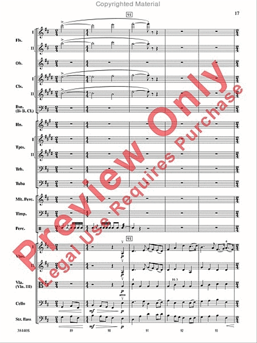 Leroy Anderson's Irish Suite, Part 1 (Themes from) Full Orchestra scores gallery preview page 18