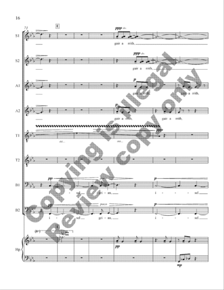 Scel lem duib SSAATTBB scores gallery preview page 16