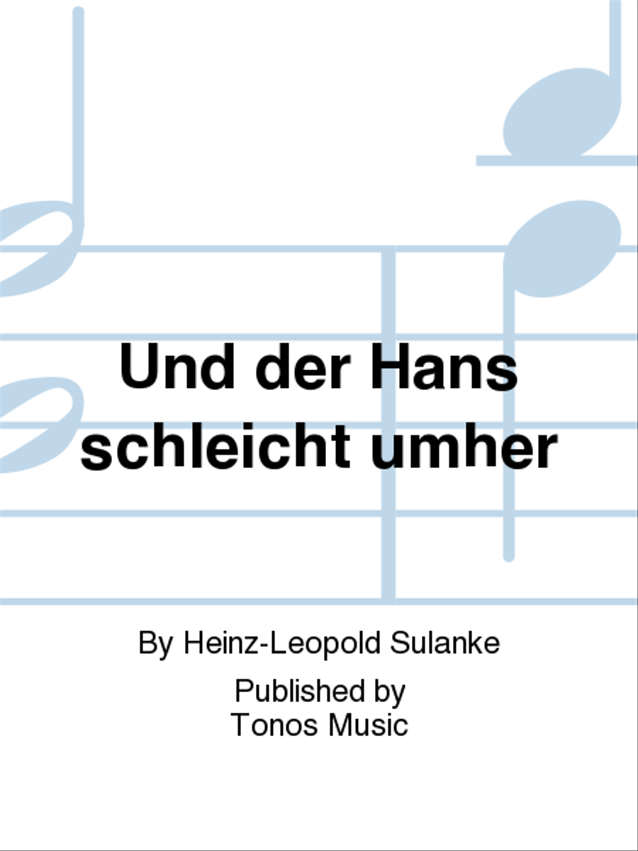 Und der Hans schleicht umher 4-Part scores gallery preview page 1