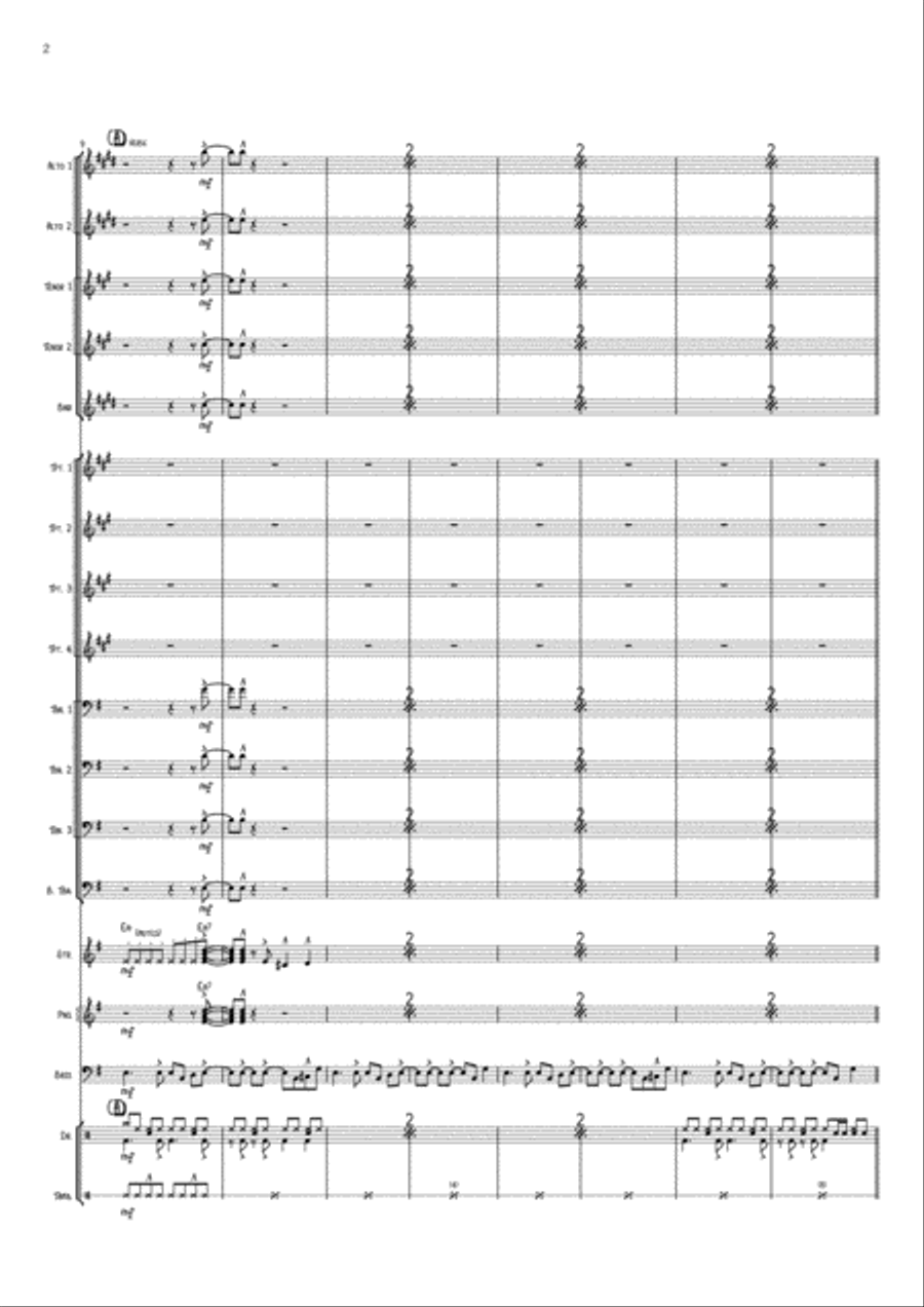 Born To Be Wild Saxophone scores gallery preview page 2