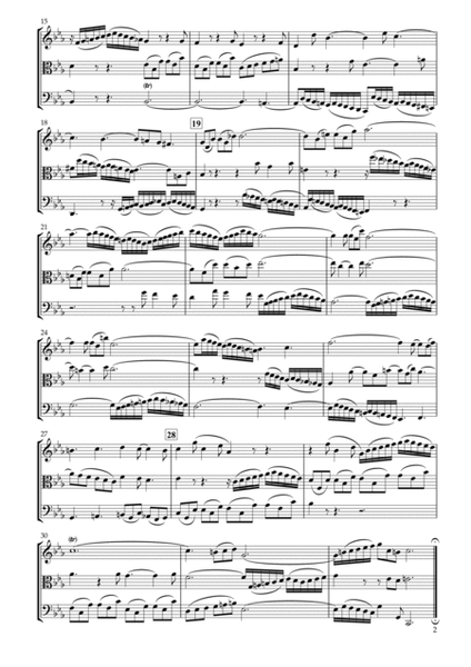 Sinfonia No.2 BWV.788 for String Trio image number null