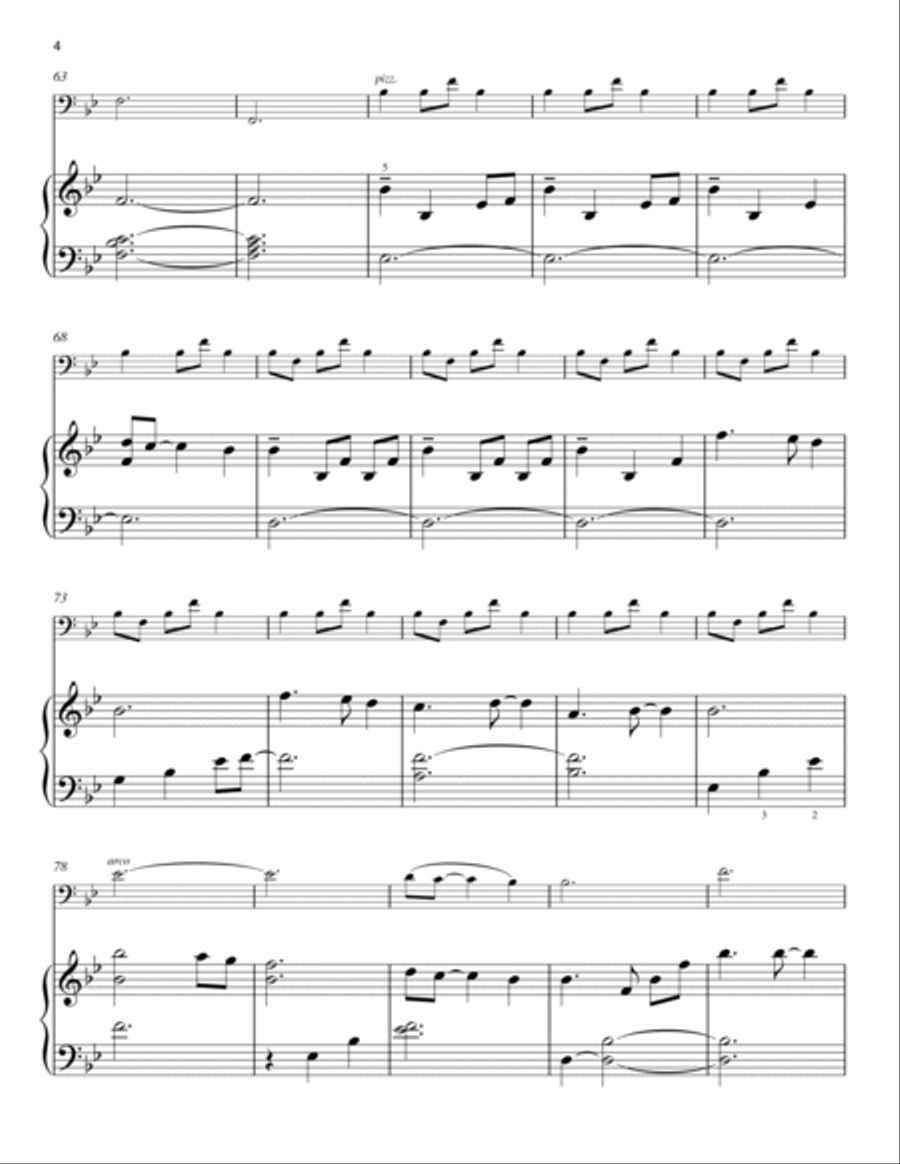 A Thousand Years Cello scores gallery preview page 4