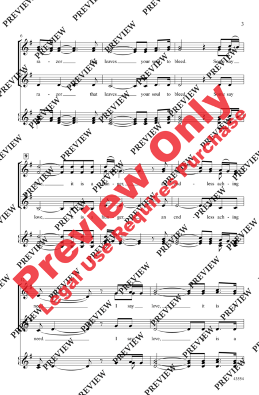 The Rose Women's Choir scores gallery preview page 3