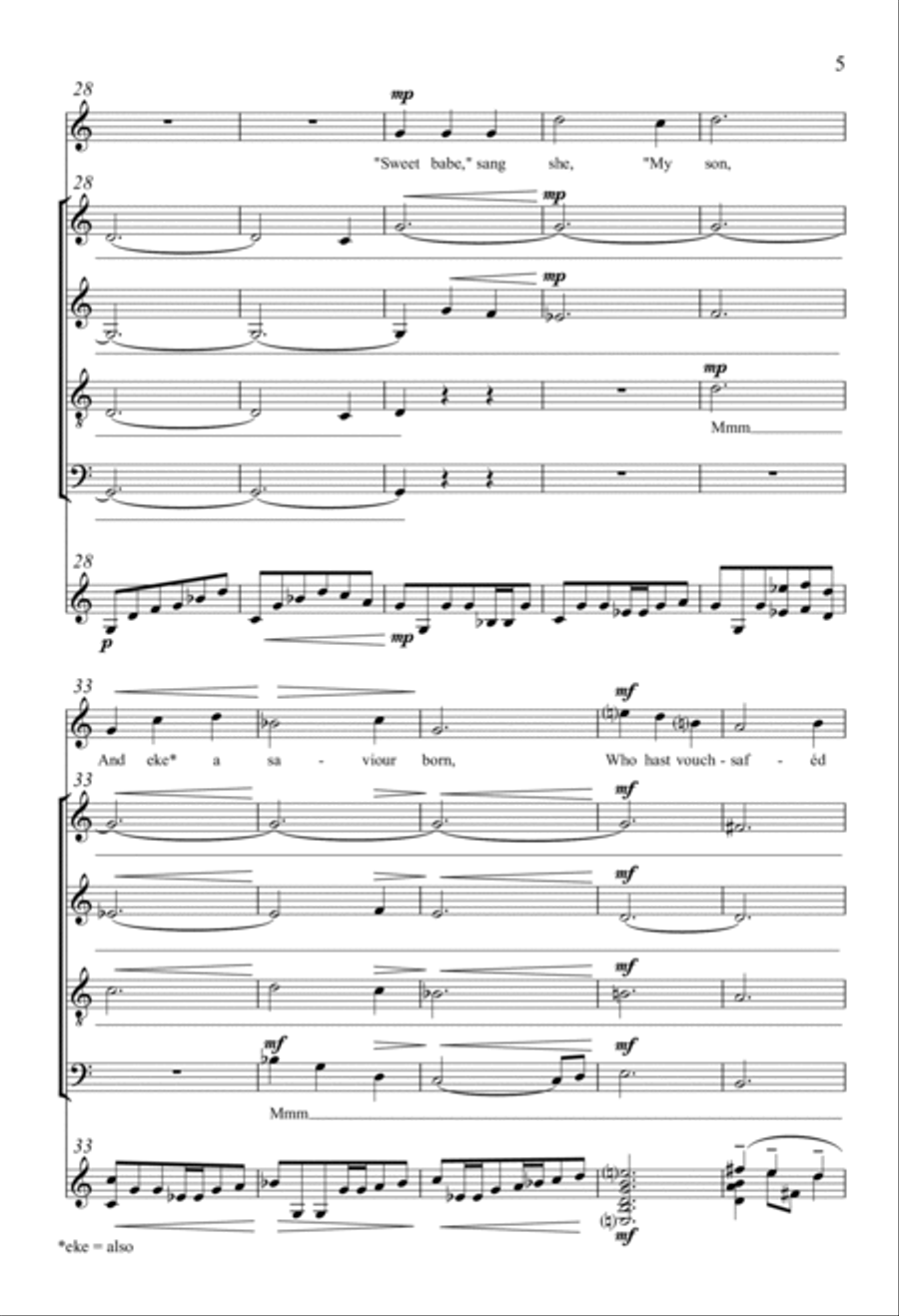 Sweet Was The Song Sweet Was The Song 4-Part scores gallery preview page 3