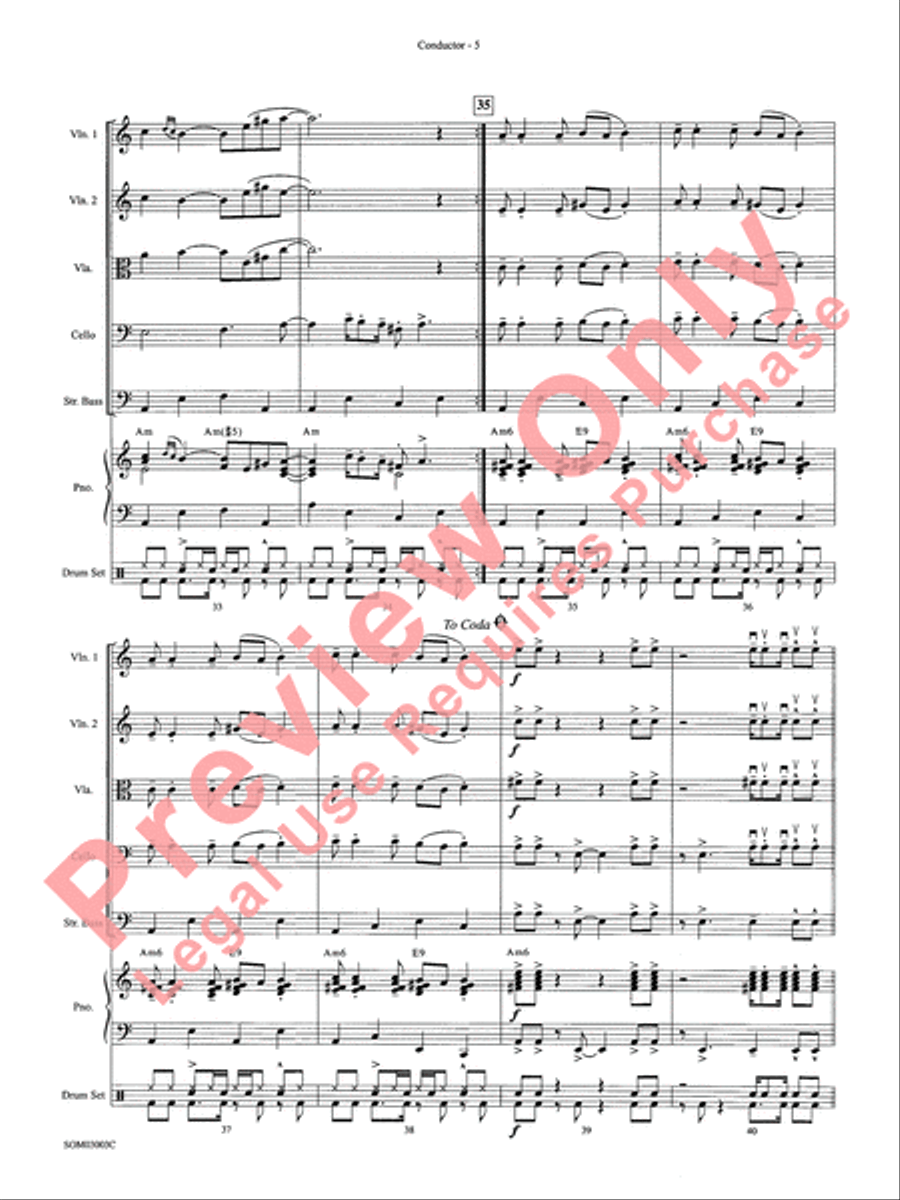 The James Bond Theme (from Die Another Day) String Orchestra scores gallery preview page 8