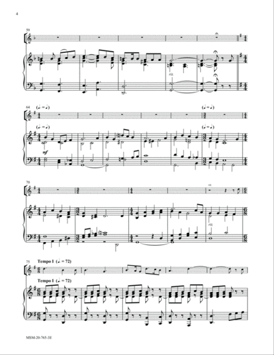 We're Marching to Zion We're Marching to Zion Trumpet scores gallery preview page 4