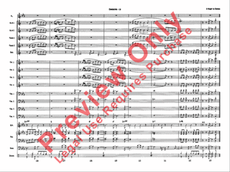 A Night in Havana Jazz Ensemble scores gallery preview page 19