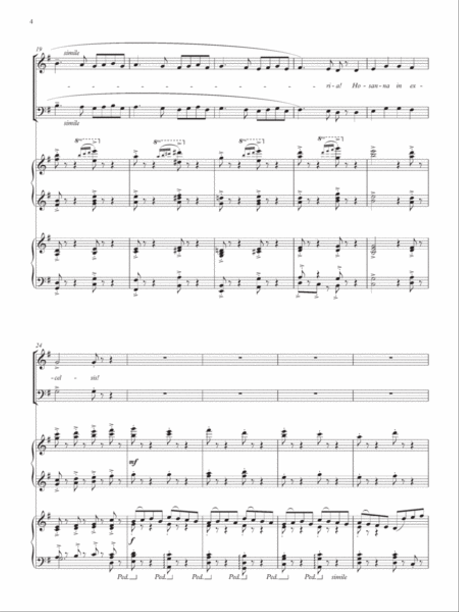 Ding! dong! merrily on high 4-Part scores gallery preview page 4