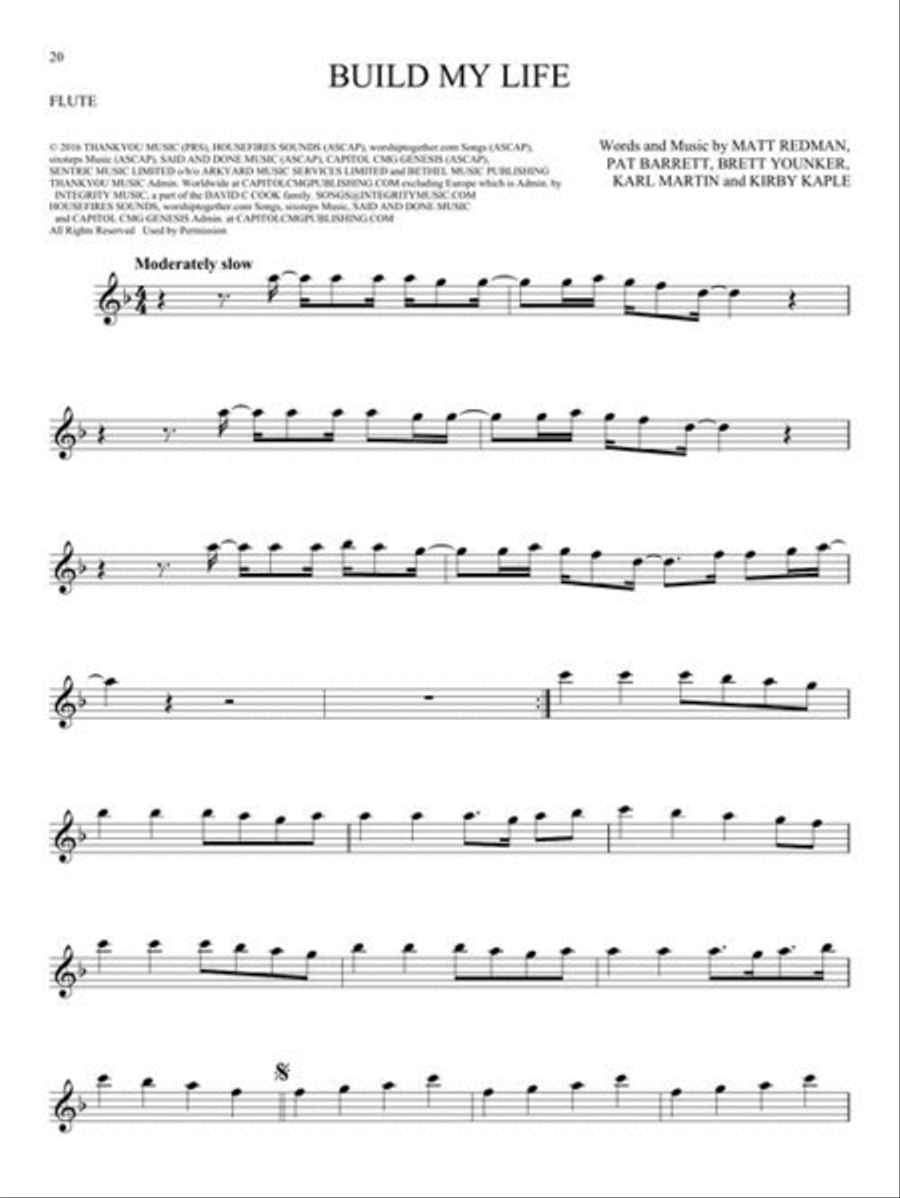 101 Worship Songs for Flute Flute Solo scores gallery preview page 5