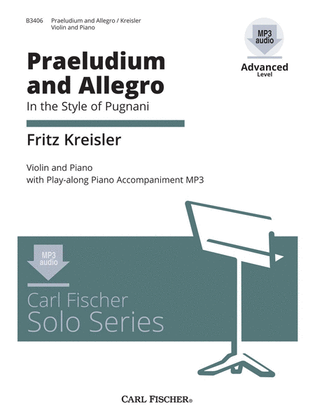 Book cover for Praeludium And Allegro