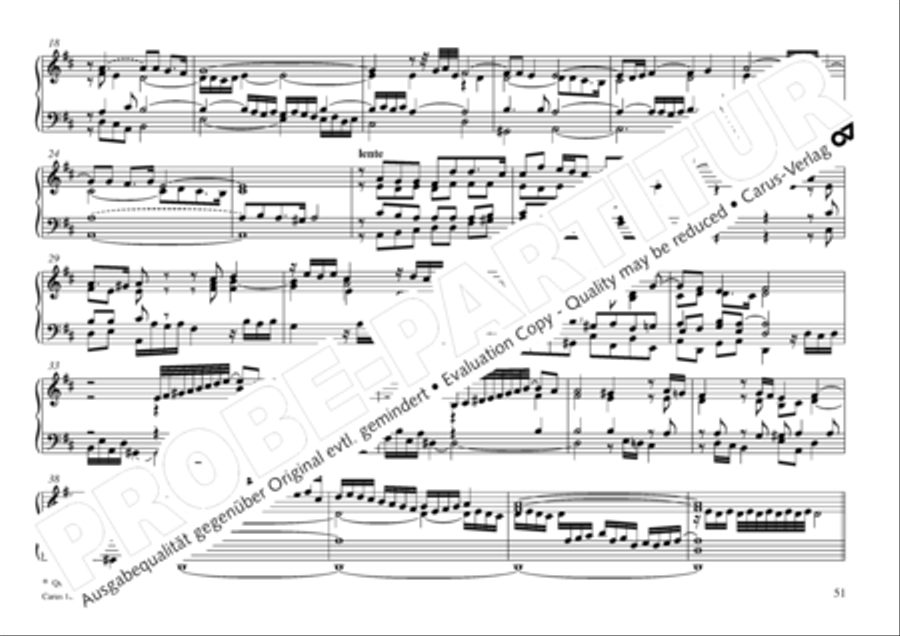 Organ music of the Hasse family Organ Solo scores gallery preview page 52