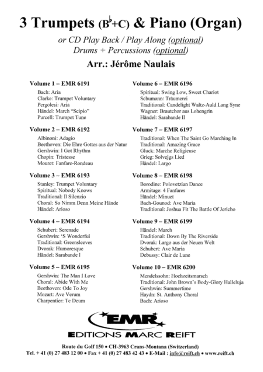 Album Volume 7 Trumpet Trio scores gallery preview page 15