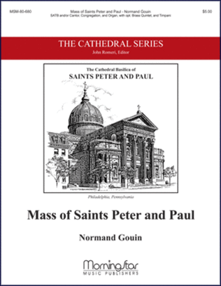 Book cover for Mass of Saints Peter and Paul (Choral/Keyboard Score)