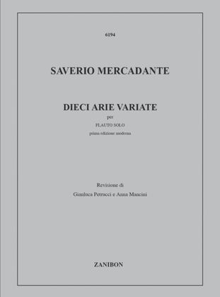 Dieci Arie Variate (10)