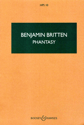 Book cover for Phantasy Quartet, Op. 2
