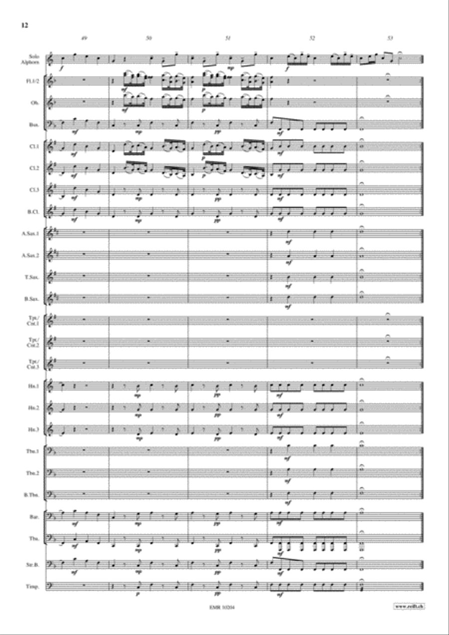 Sinfonia Pastorella Sinfonia Pastorella Concert Band scores gallery preview page 13