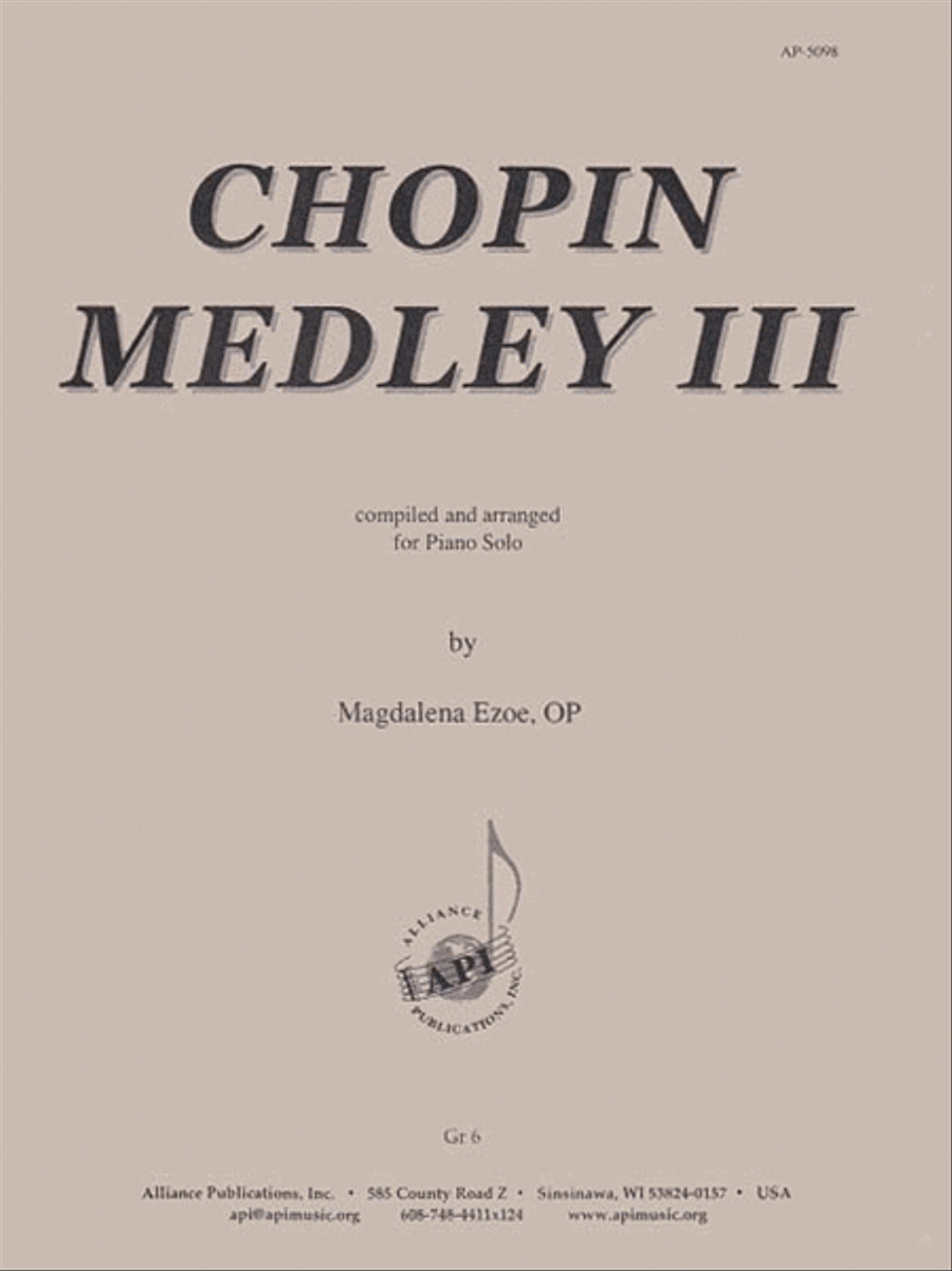 Chopin Medley III Piano Solo scores gallery preview page 1
