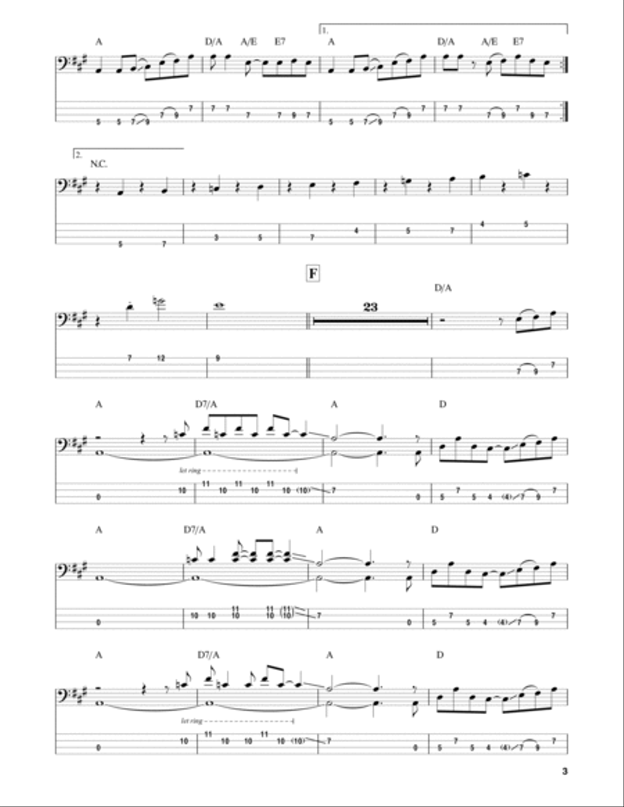 Jessica Jessica Guitar Tablature scores gallery preview page 3