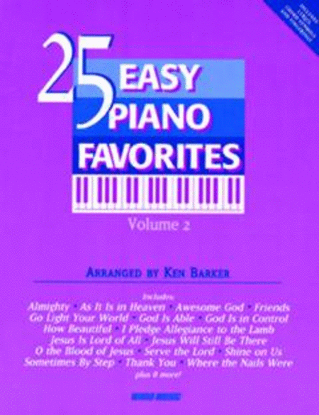 25 Easy Piano Favorites 2 - Piano Folio