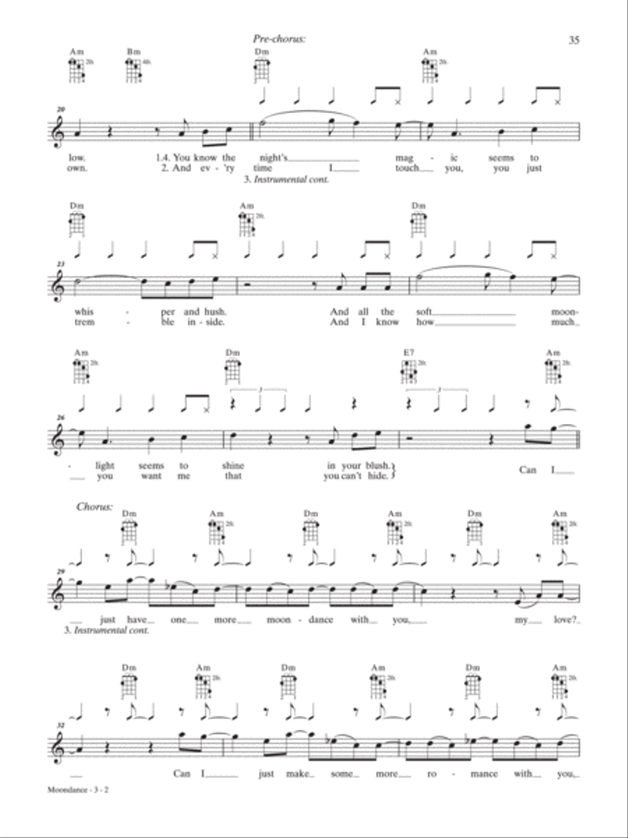 Moondance Moondance Mandolin scores gallery preview page 2