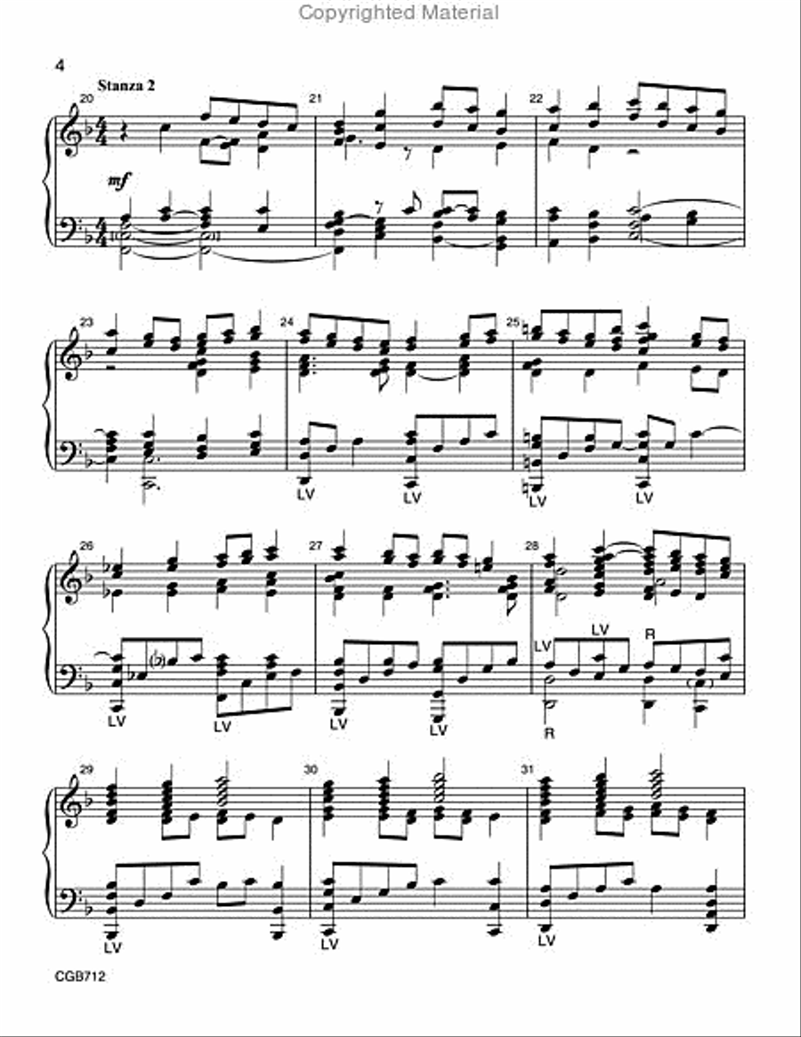 When in Our Music God Is Glorified Handbells Handbell Choir scores gallery preview page 4