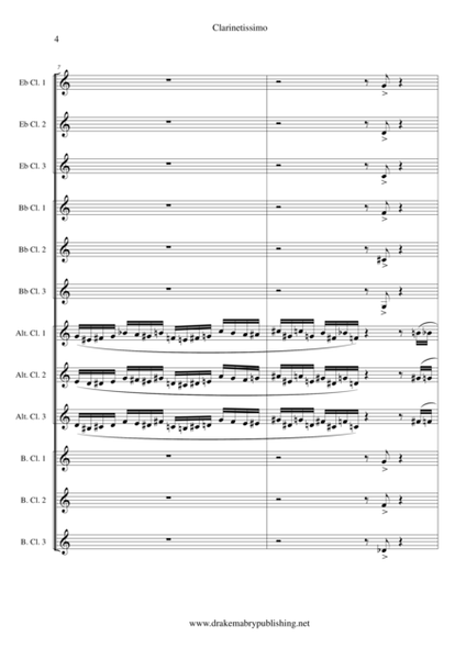 Clarinetissimo (score)