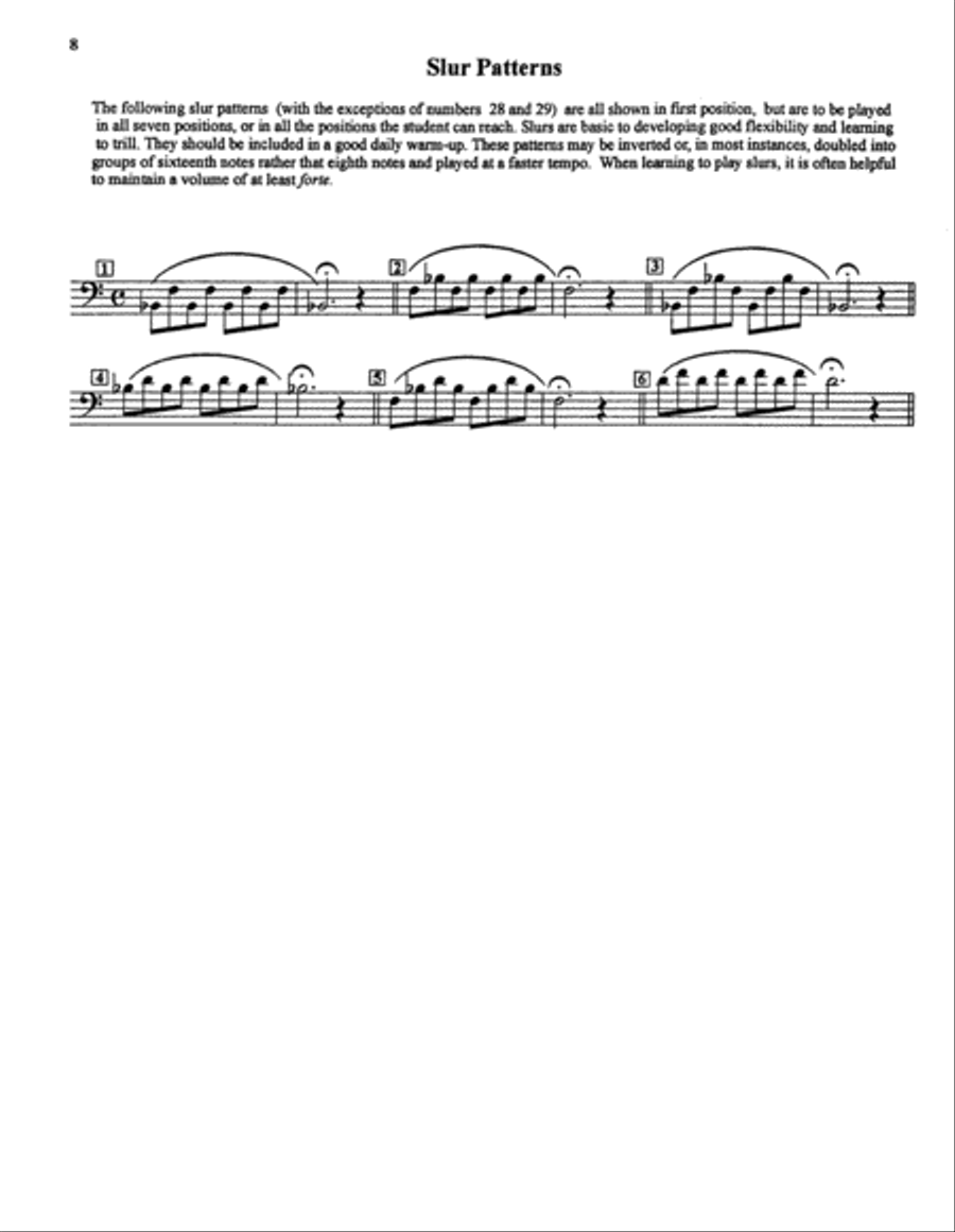 Ernest Clarke - Updated Method for Trombone with F-attachment Trombone scores gallery preview page 6