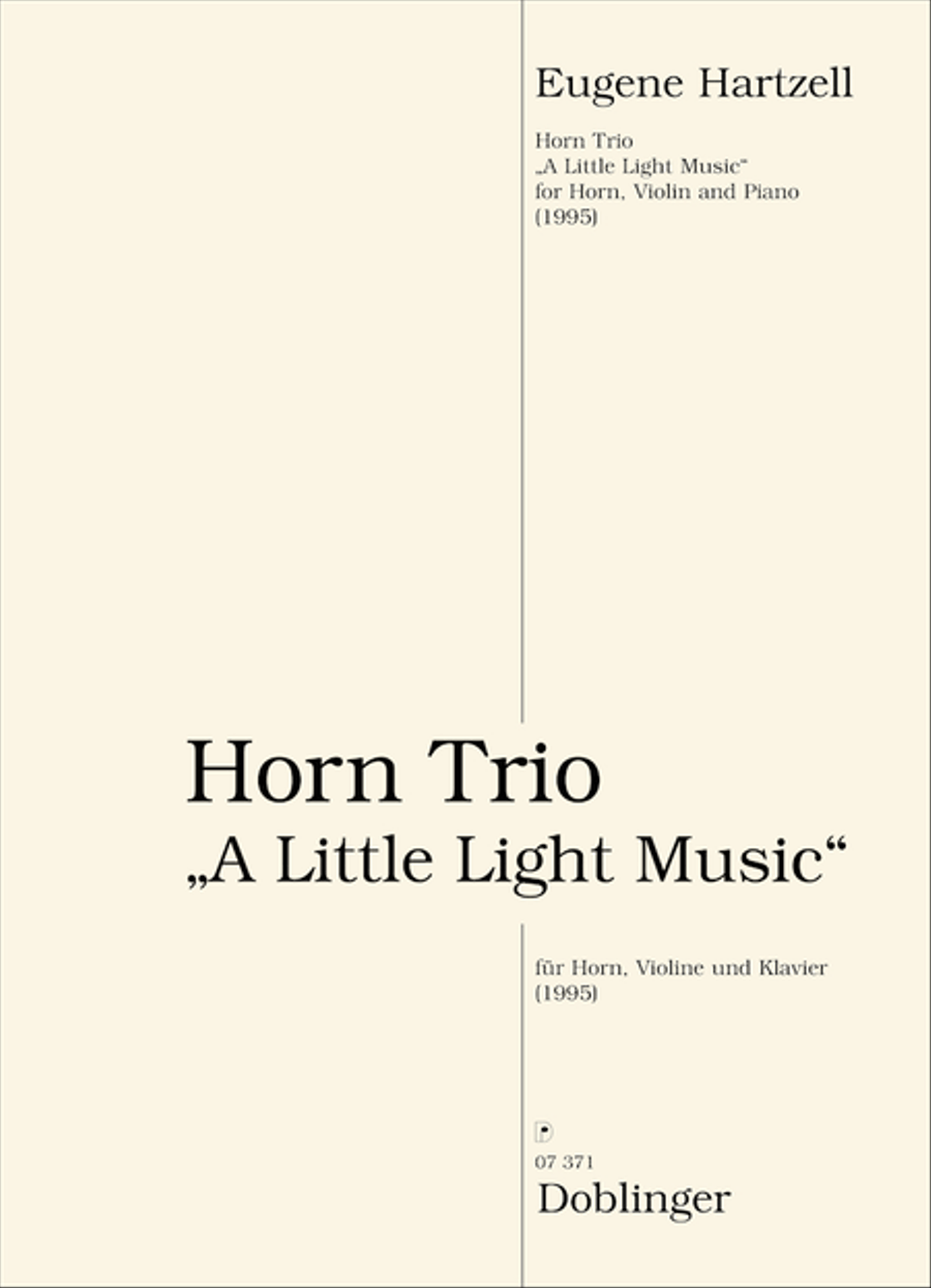 Horn Trio (A little light music)